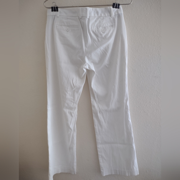 White Original Button-Tab Stretchy Trousers from the Gap Sz. 4 - Picture 2 of 7